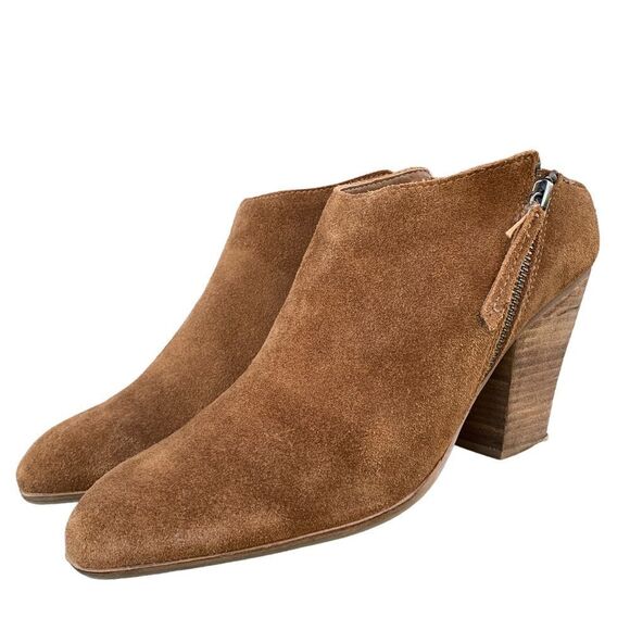 Dolce Vita Brown Suede Leather Ankle Booties Shoes Women’s size 11 boho Western - Picture 8 of 15